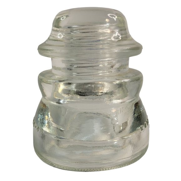 Hemingway No 45 Clear Glass Insulator Made In USA 43-50 - Picture 2 of 8